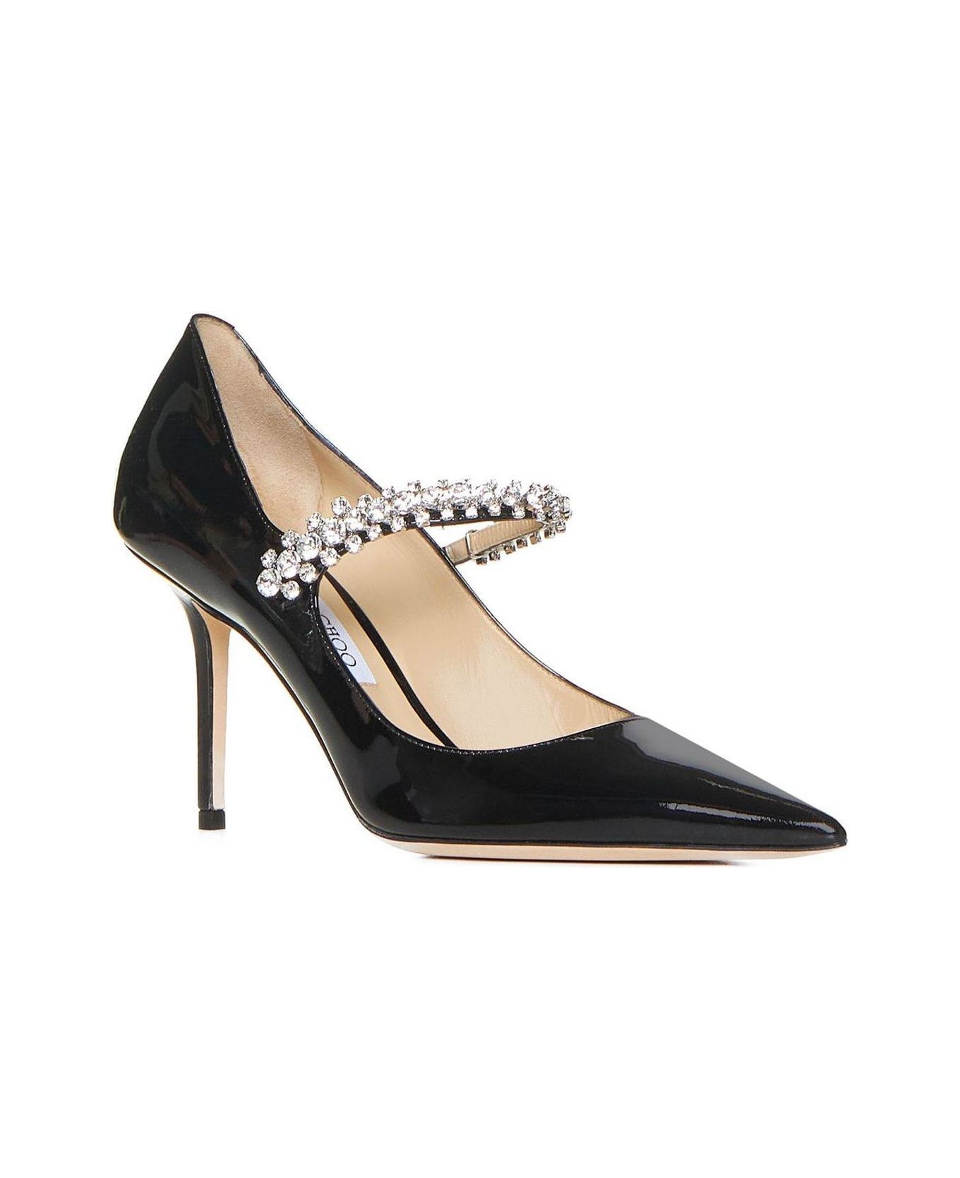 Jimmy Choo Embellished Pointed-toe Pumps - Black