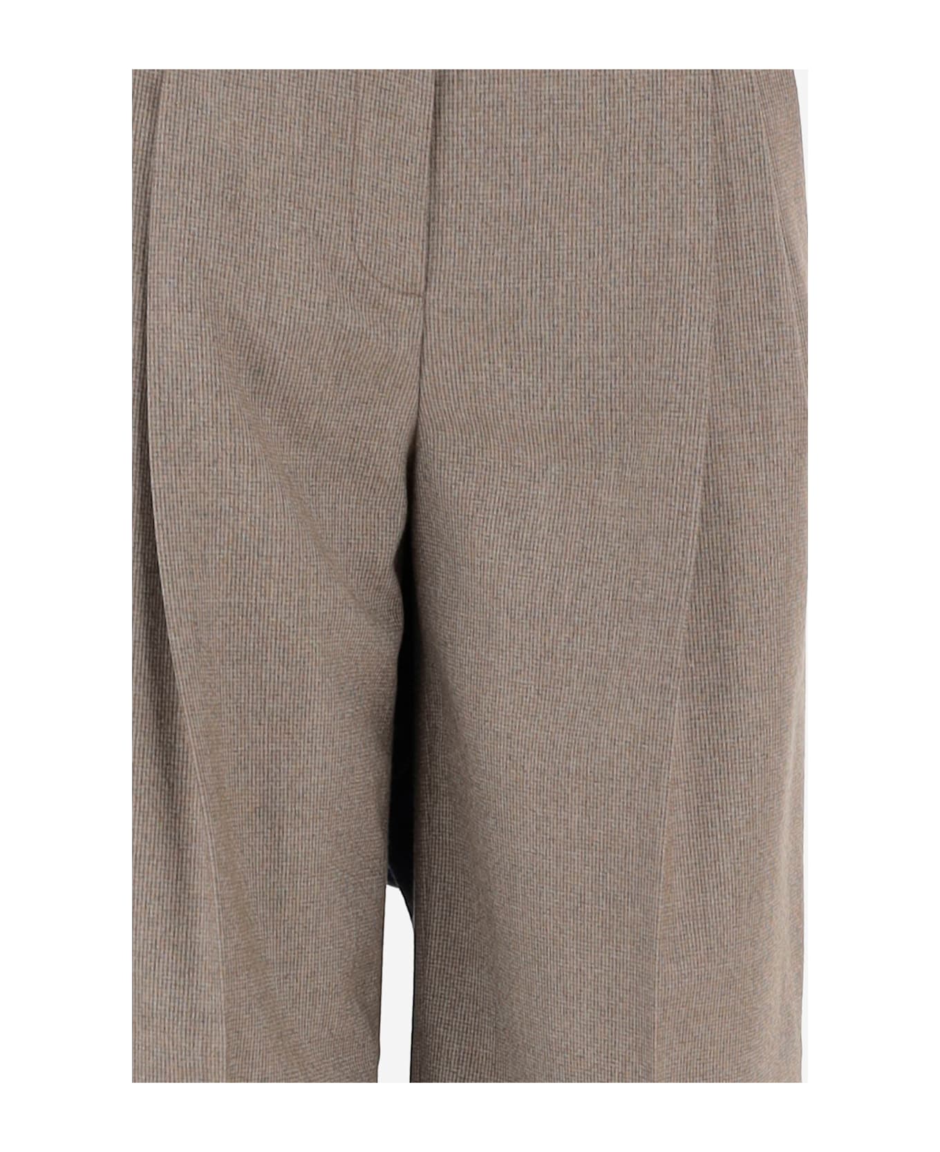 QL2 Mafalda Wool Trousers - Beige