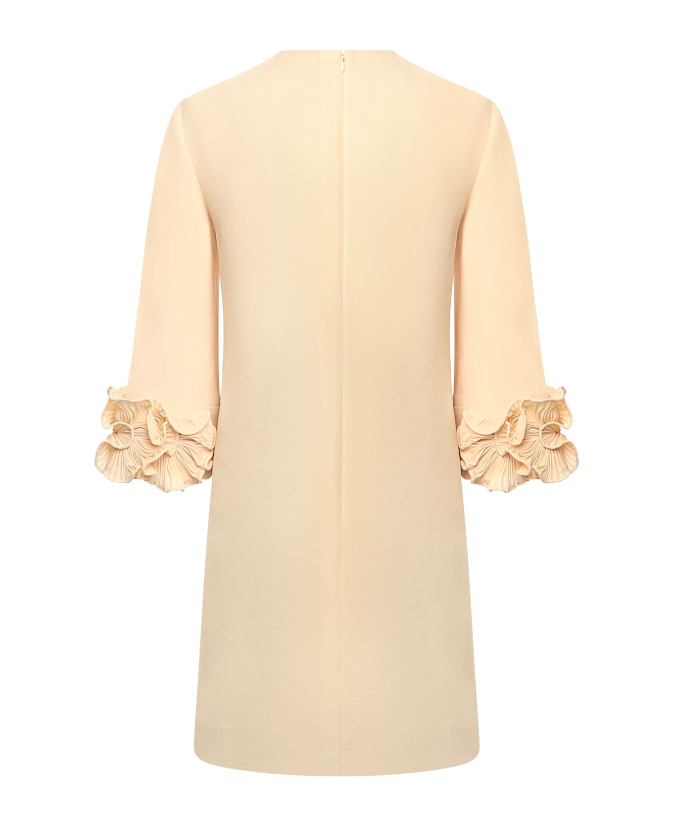 Valentino Garavani Short Crepe Couture Dress - BETULLA