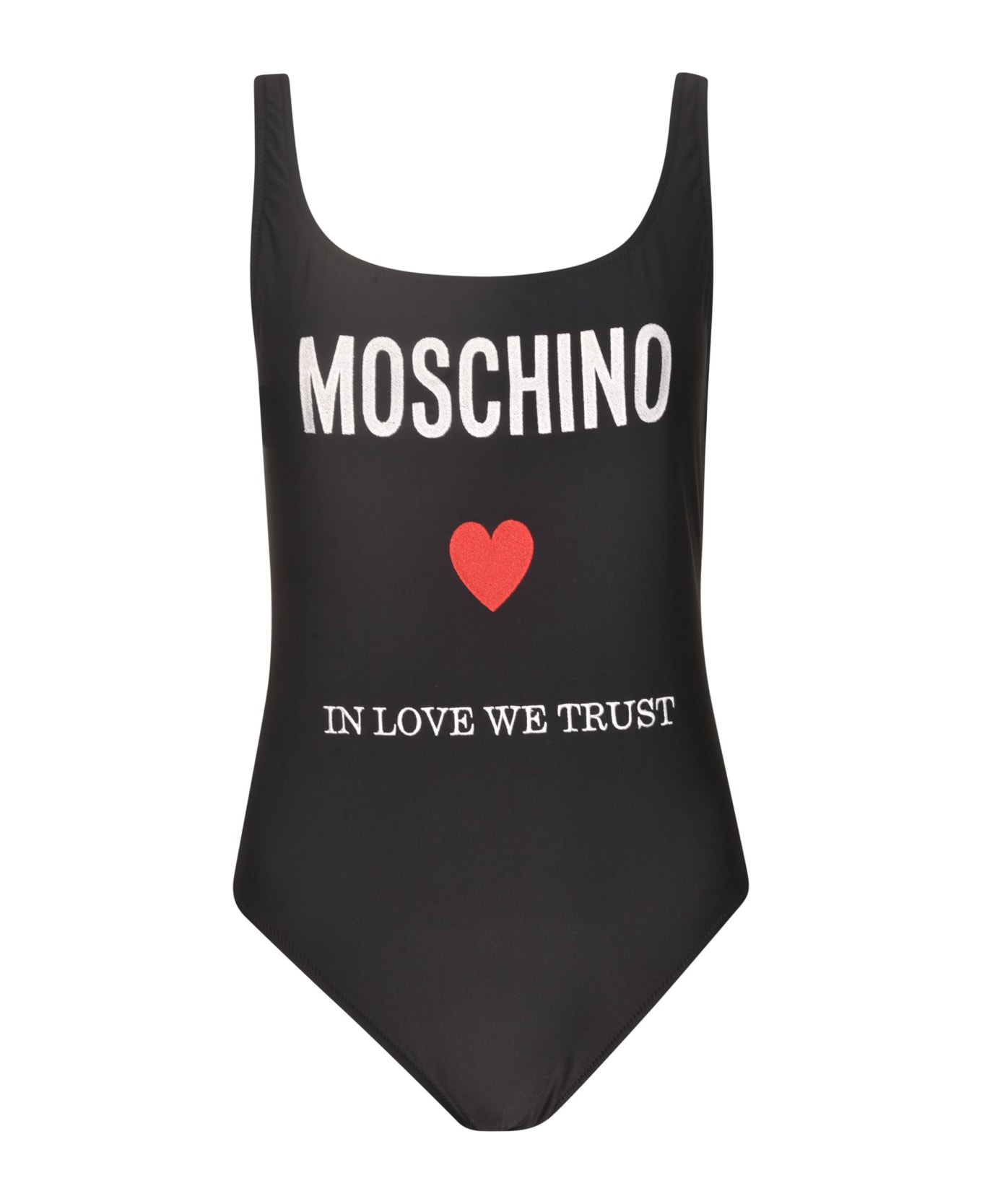 Moschino In Love We Trust Bodysuit - Black