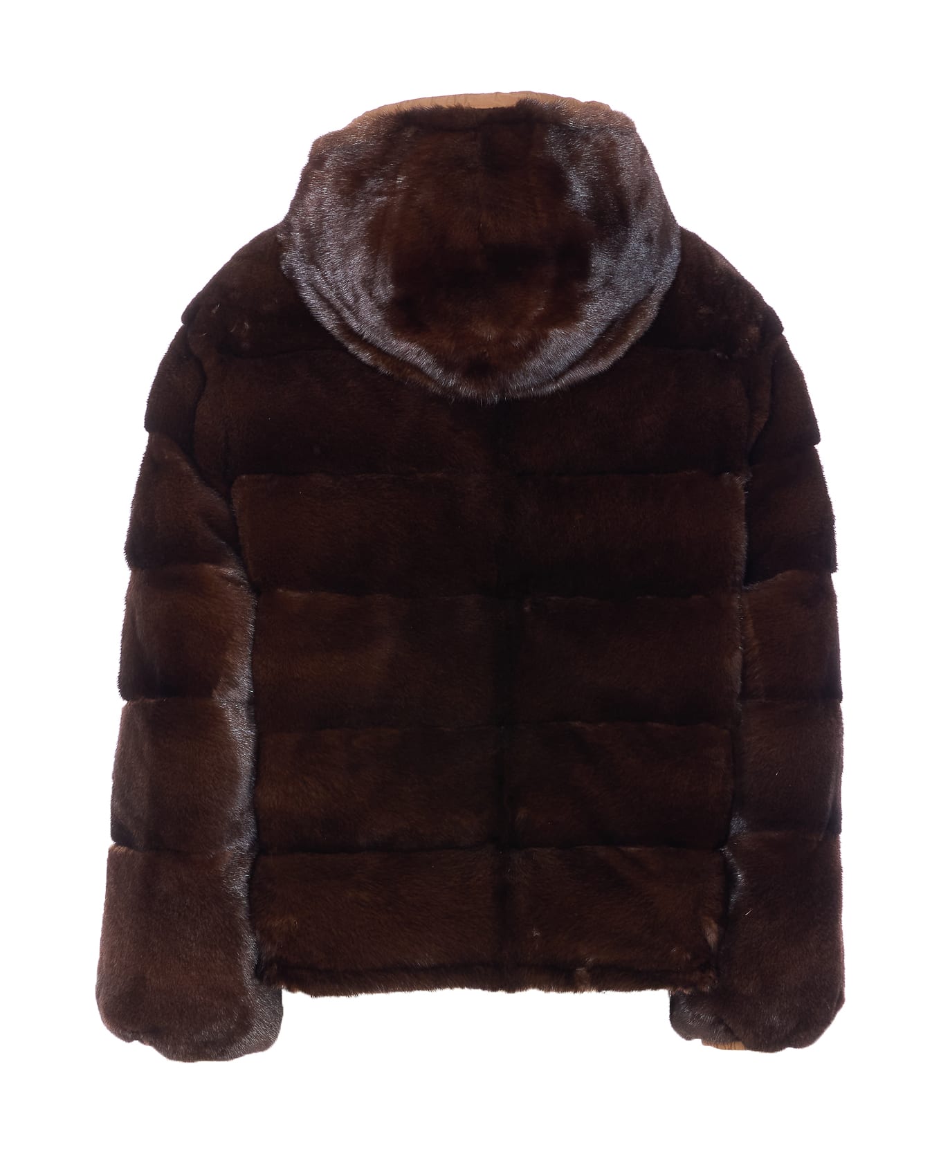 Yves Salomon Doudoune Reversible Down Jacket - Beige