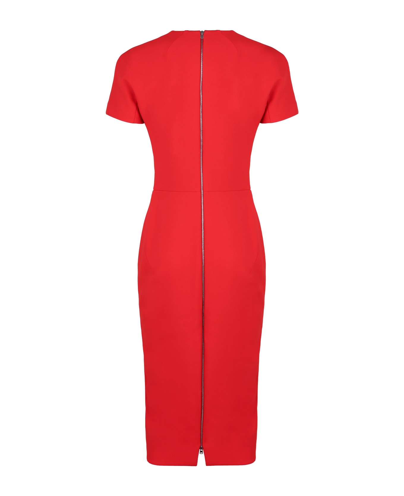 Victoria Beckham Sheath Dress - red