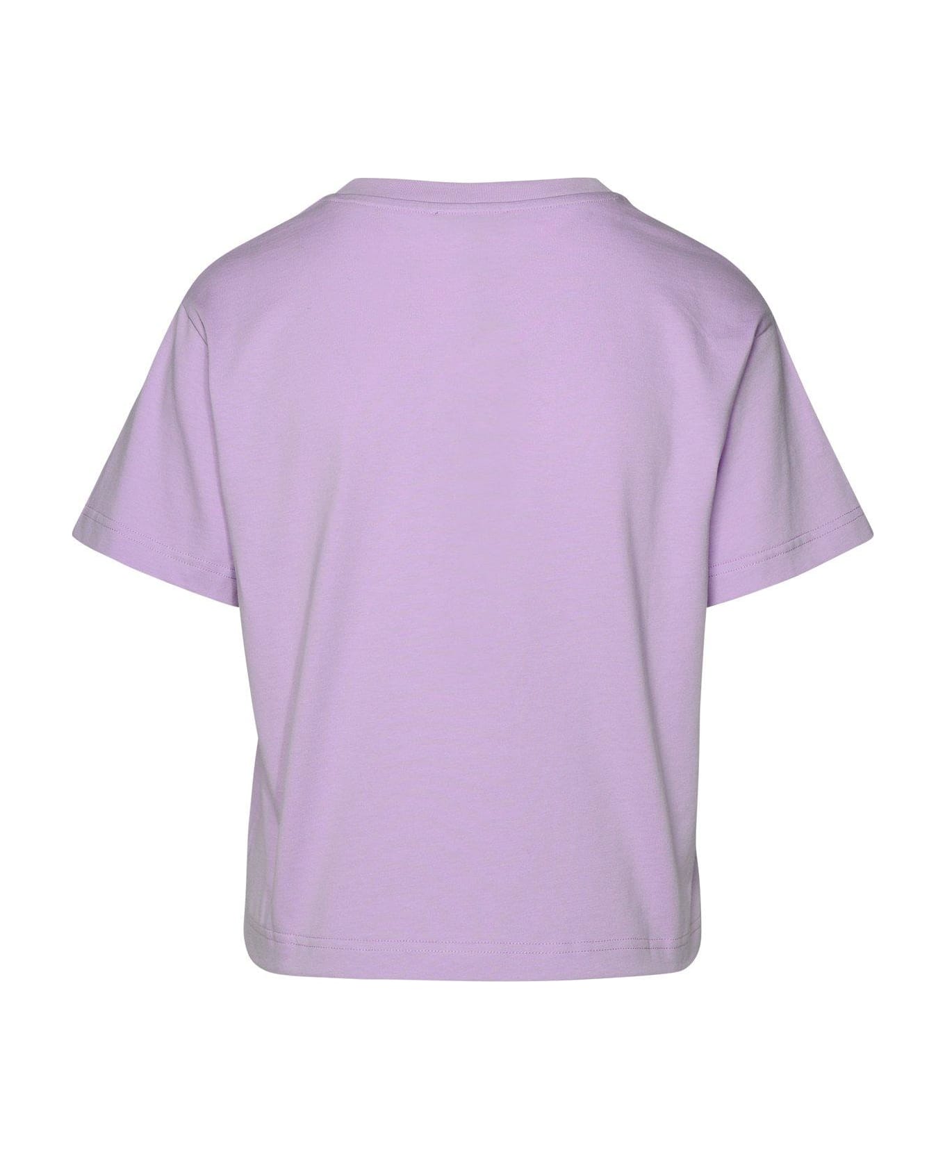 A.P.C. Logo Printed T-shirt - Viola Tシャツ