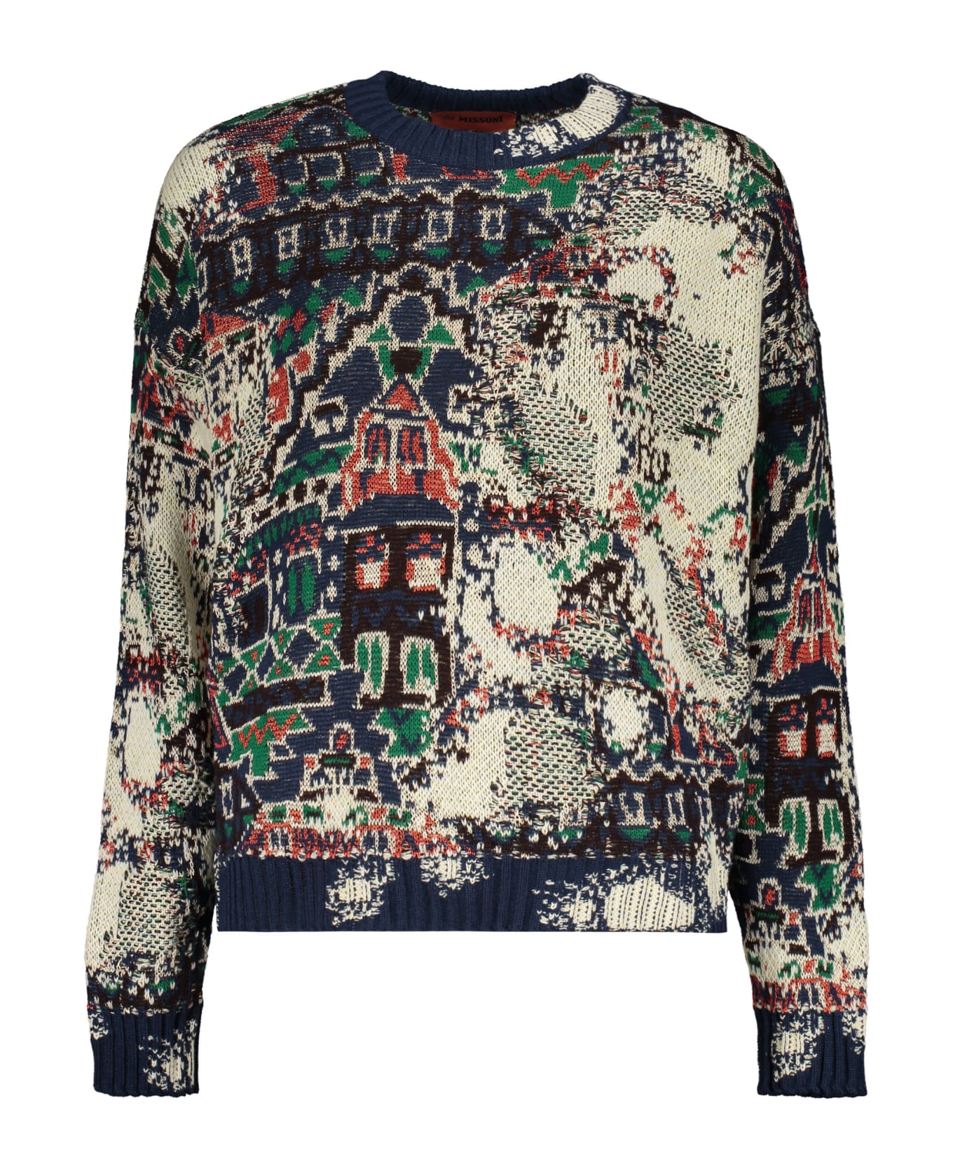 Missoni Jacquard Wool Sweater - Multicolor
