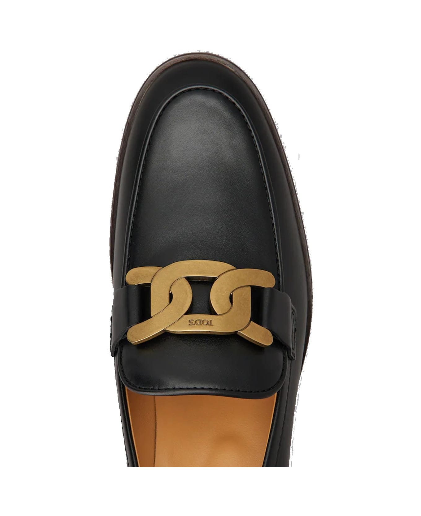 Tod's Leather Loafers - Black ハイヒール
