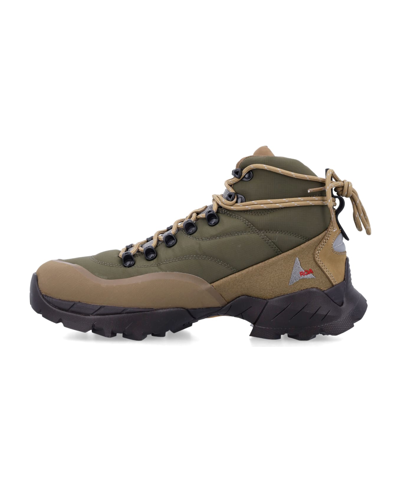 ROA Andreas Strap Shoes - OLIVE BROWN