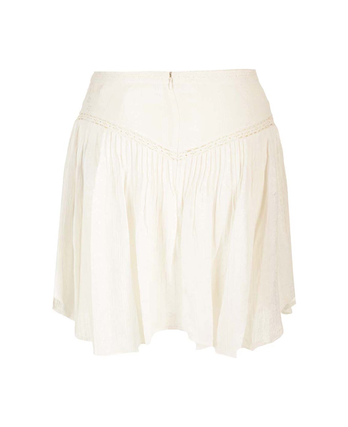 Isabel Marant Jorena Mini Skirt - WHITE