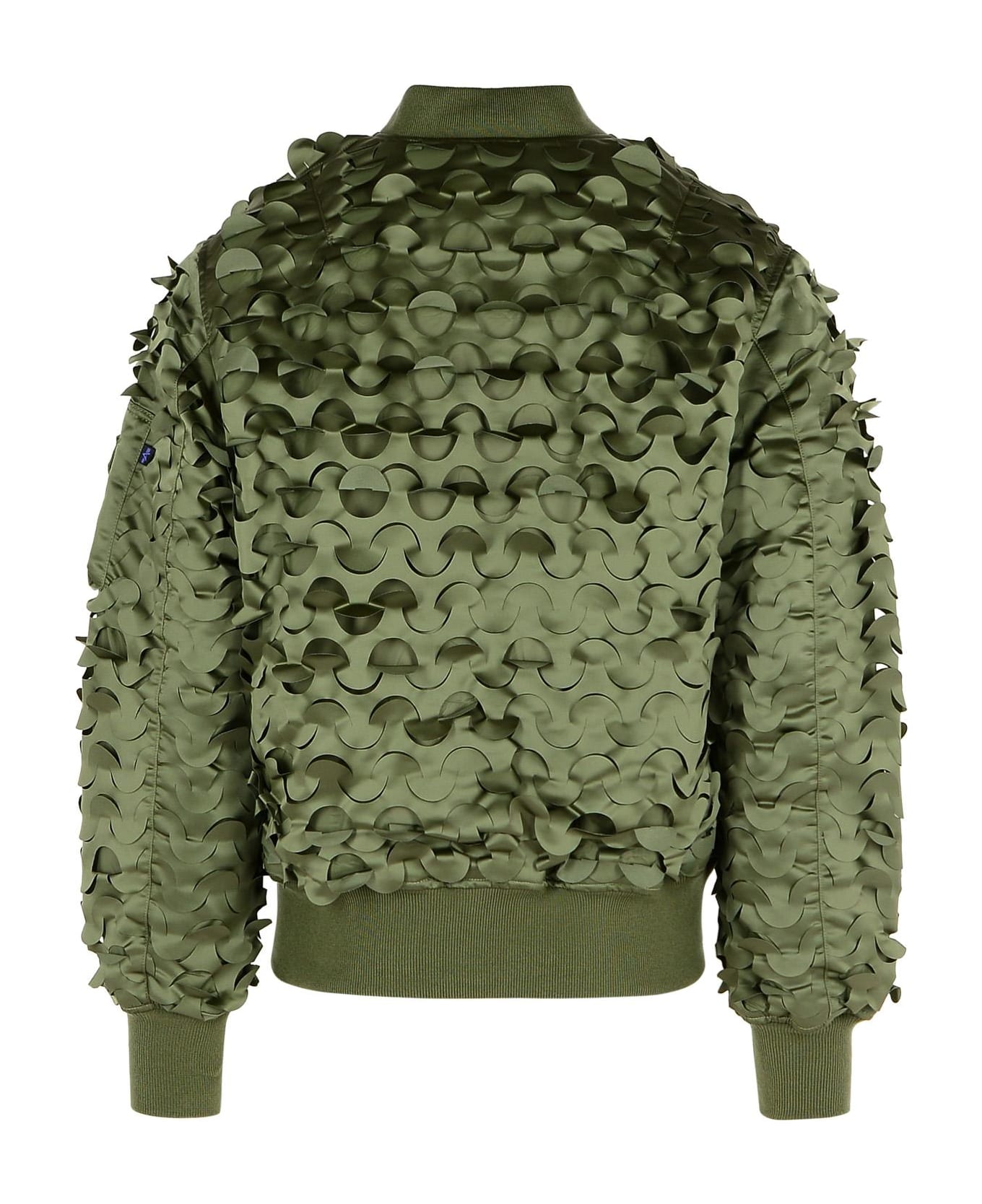 Alpha Industries 
ulcans
 Green Nylon Bomber Jacket - Verde