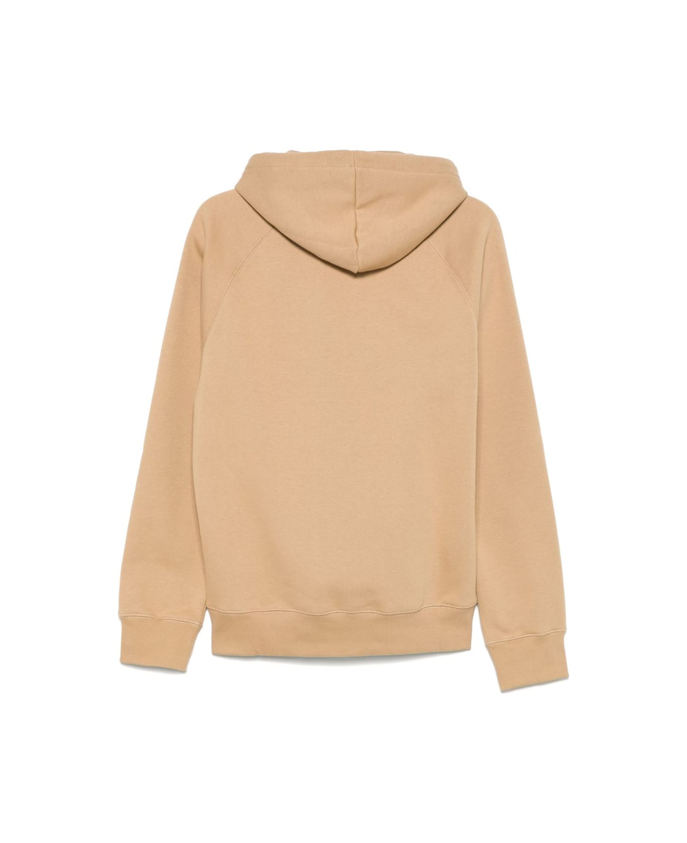 Carhartt WIP Logo Cotton Hoodie - Brown