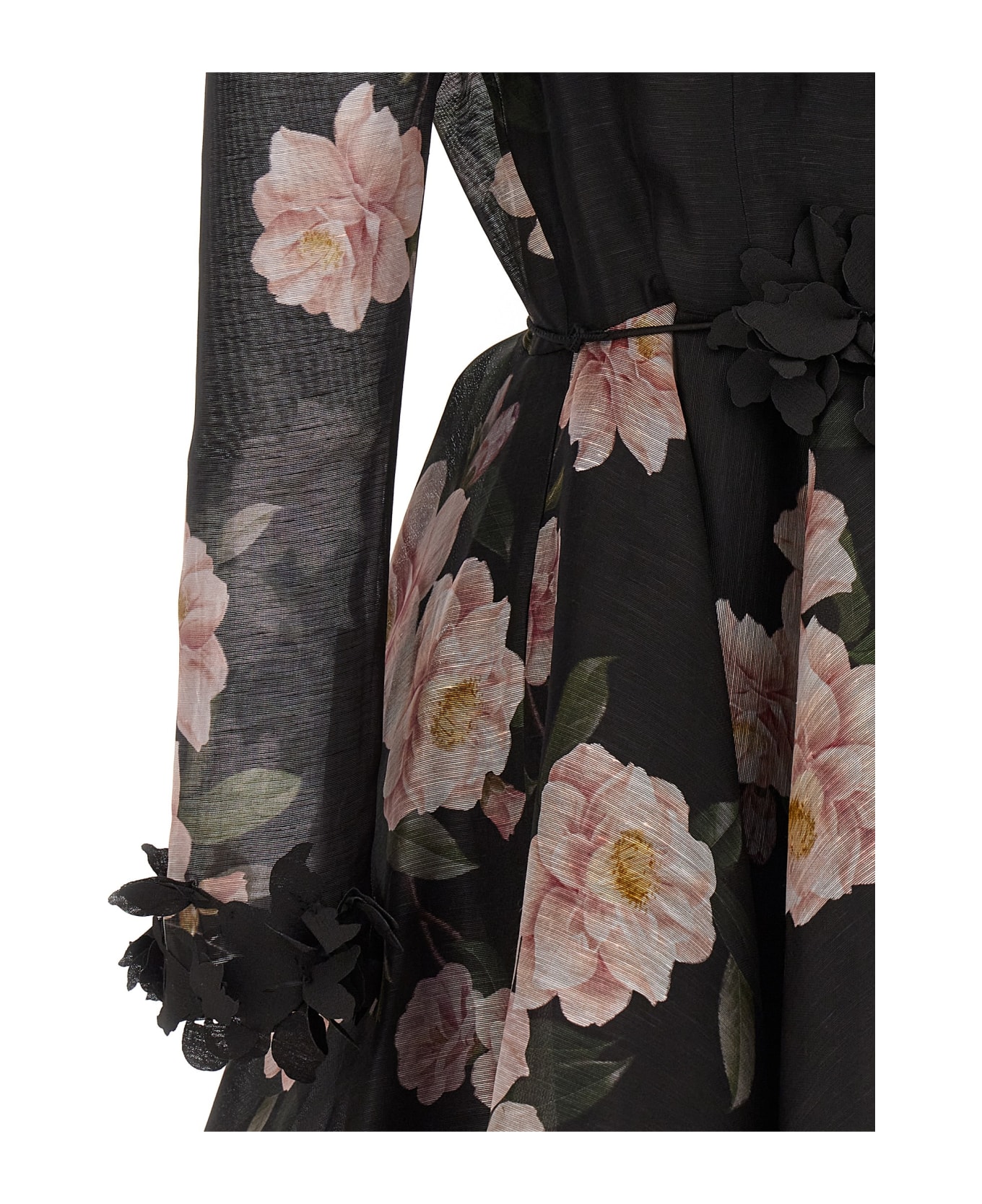 Zimmermann 'natura Liftoff' Dress - Black ワンピース＆ドレス
