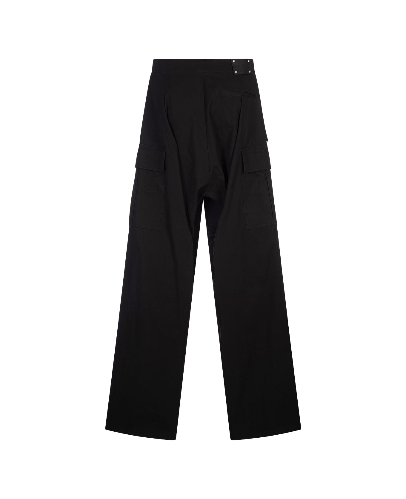 Alexander McQueen Cargo Trousers With Pleat In Black - NERO