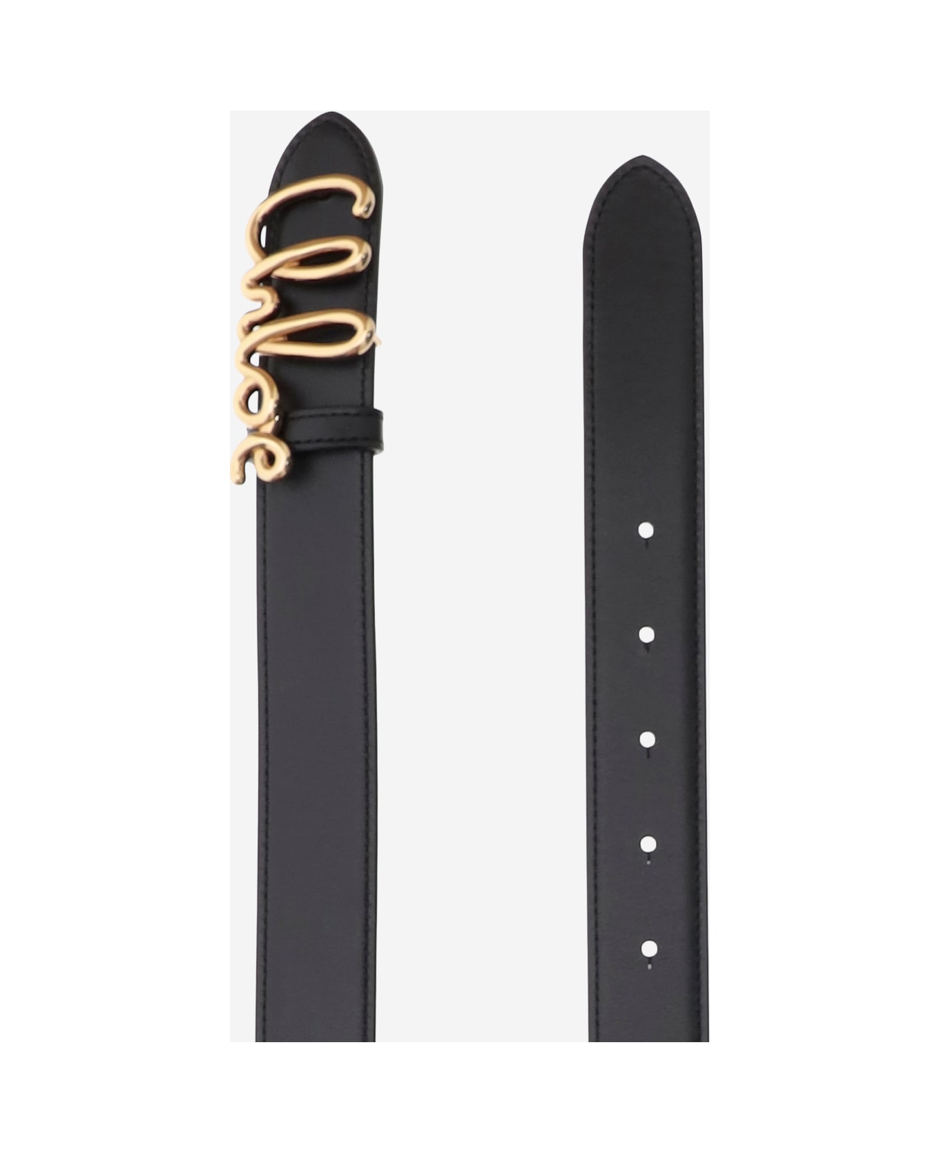 Chloé Iconic Leather Belt - Black