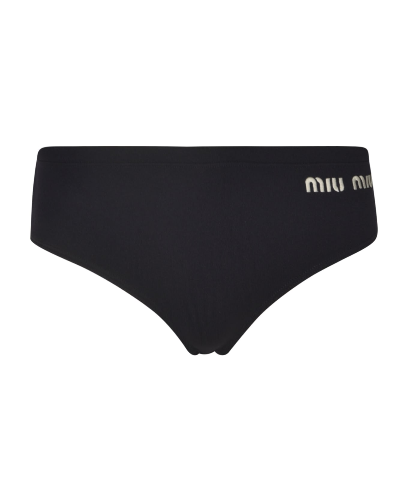 Miu Miu Side Logo Swim Briefs - Blue