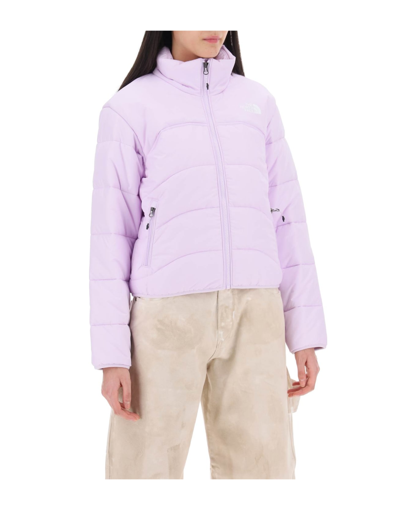 The North Face 'elements' Short Puffer Jacket - ICY LILAC (Purple) ダウンジャケット