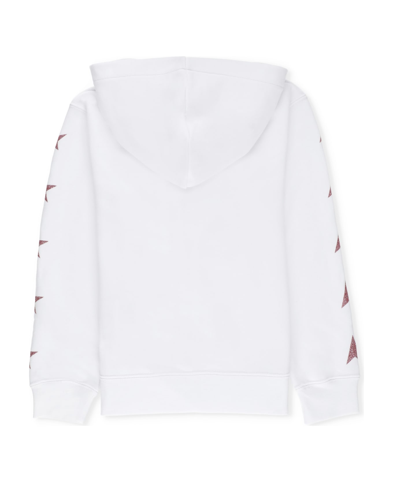 Golden Goose Hoodie With Logo - White