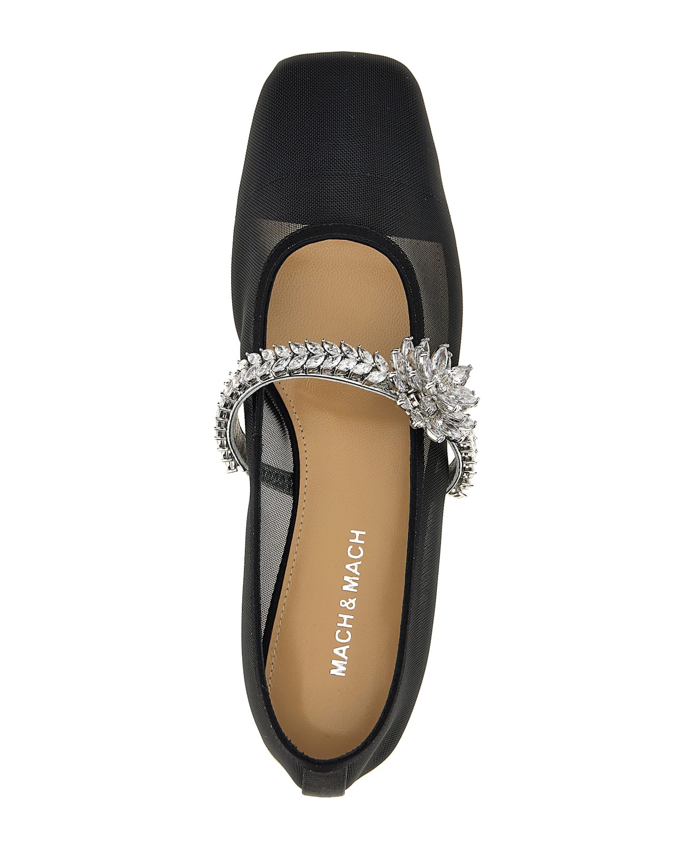 Mach 
Mach 
lotus
 Ballet Flats - Black  