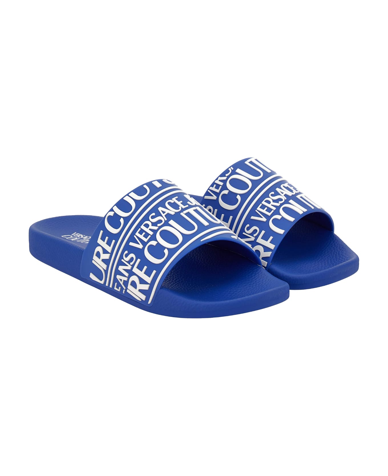 Versace Jeans Couture Pool Slides - Blue