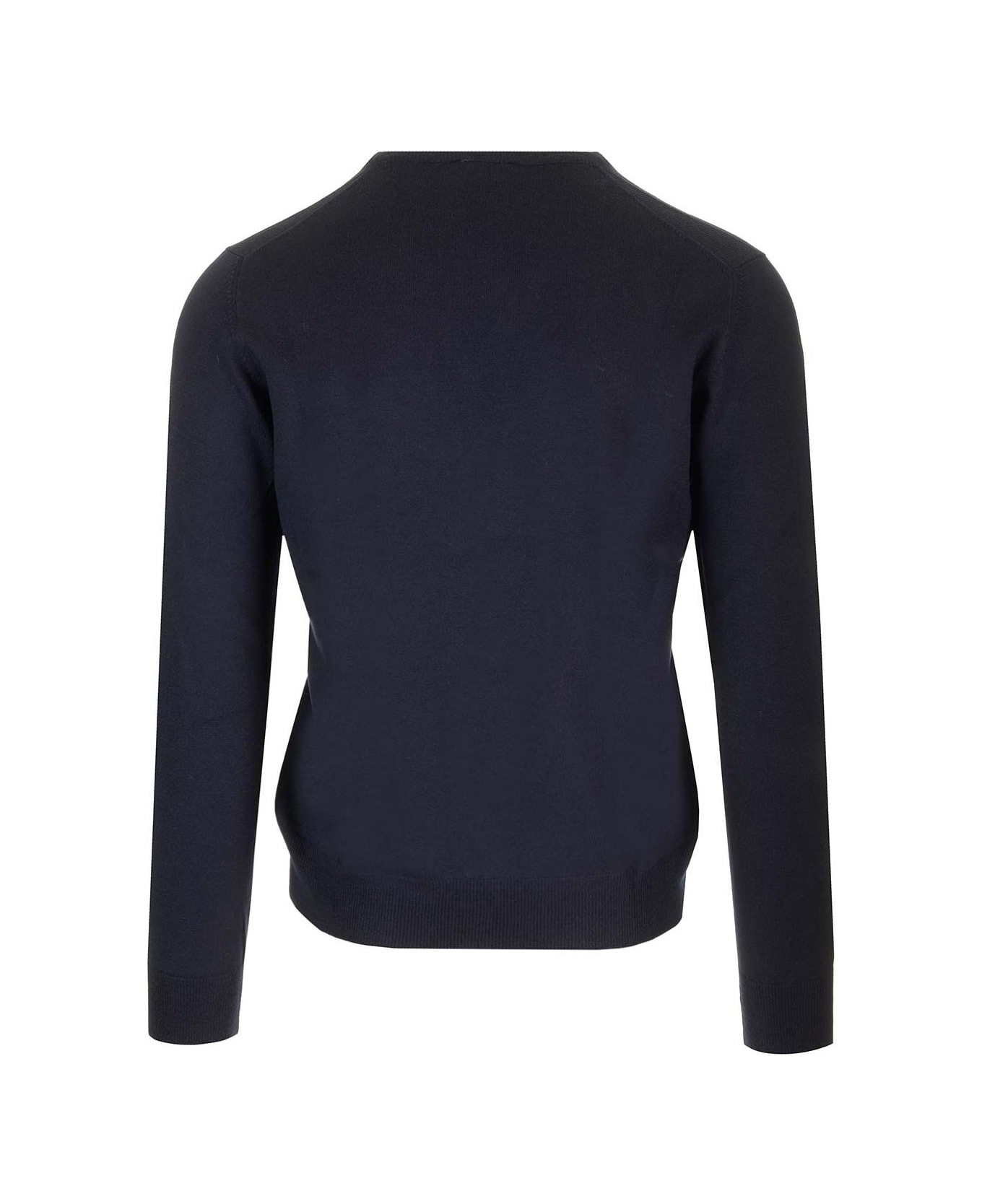 Barba Napoli Merino Wool Sweater - Blue ニットウェア