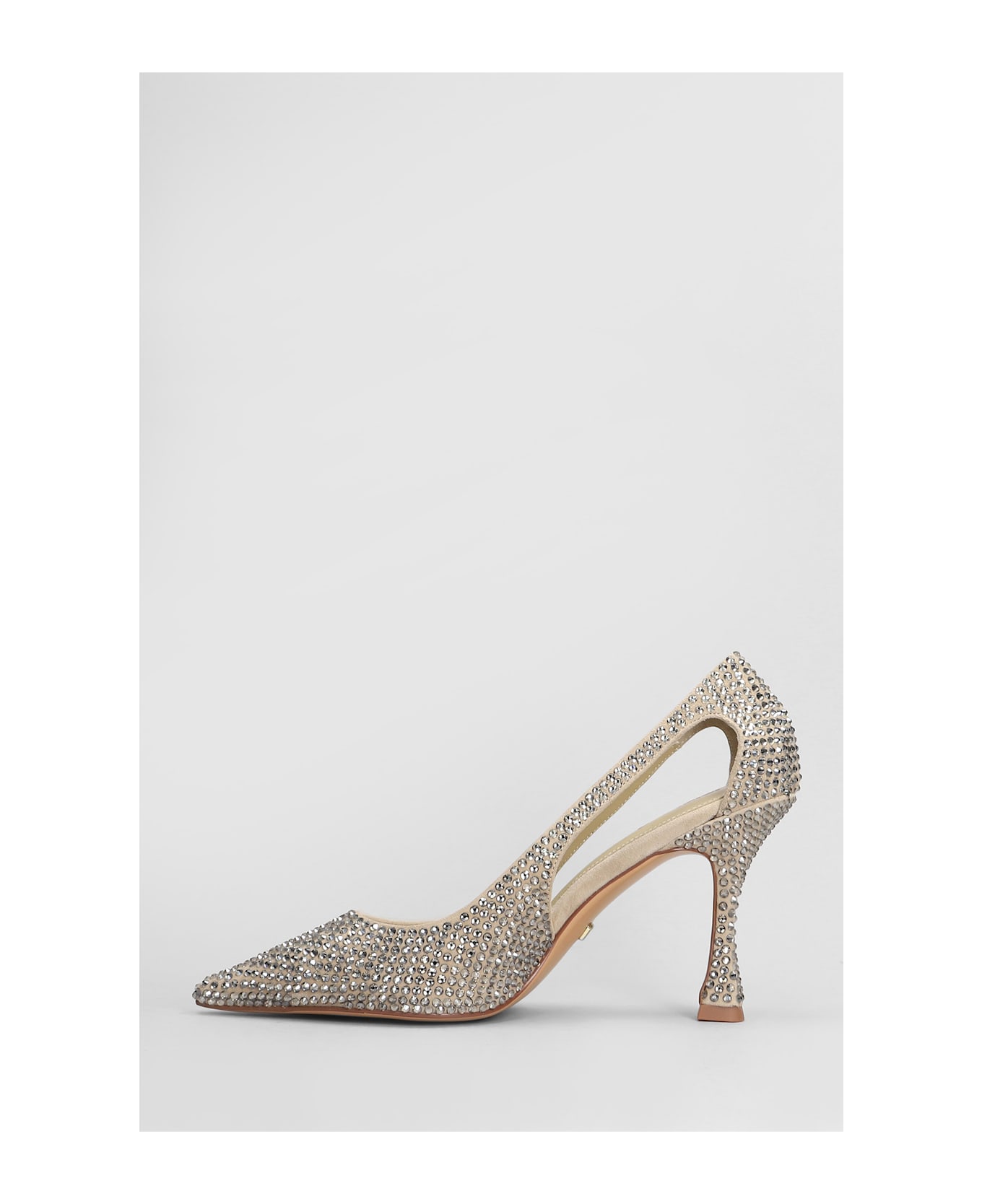 Lola Cruz Bethany Pumps 95 Pumps In Beige Suede - beige