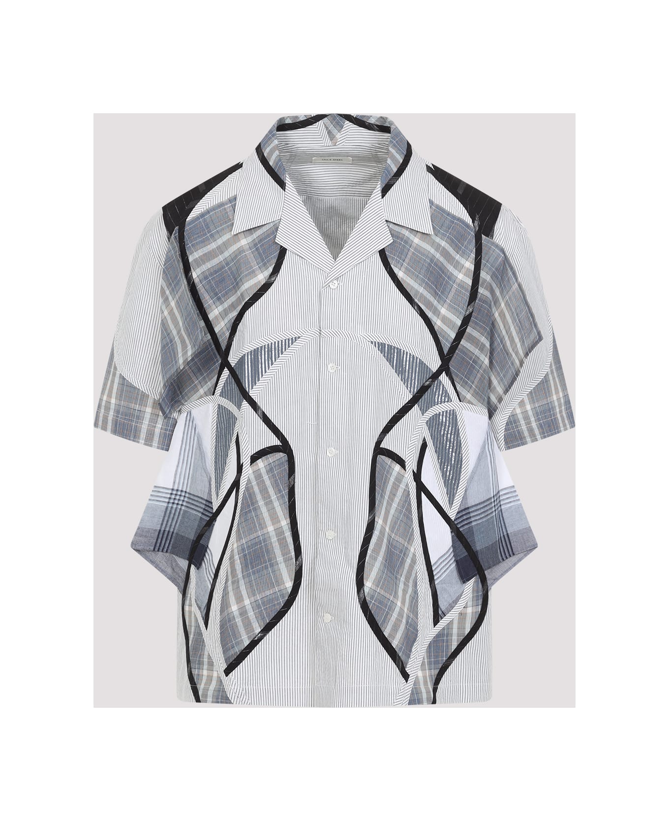 Craig Green Patchwork Shirt - Blue Mix