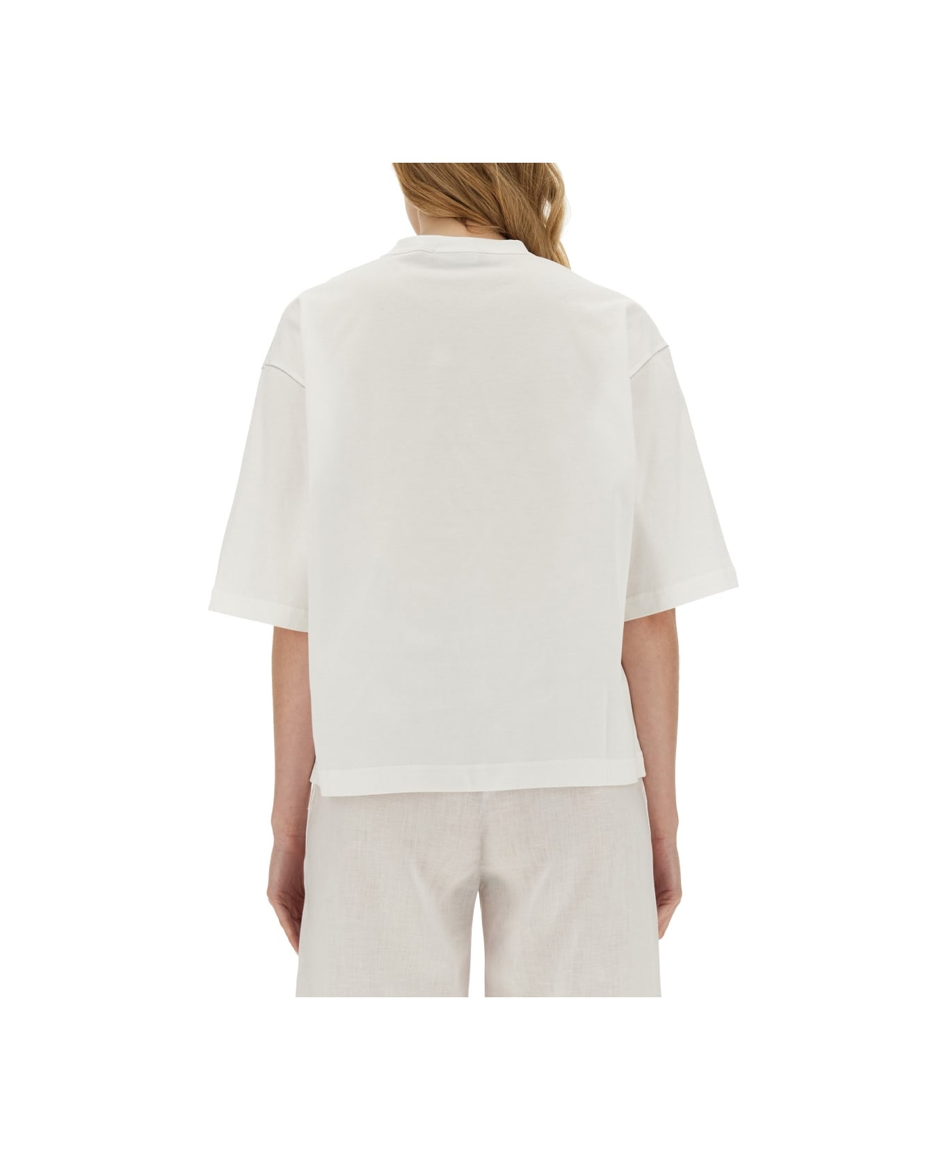 Fabiana Filippi Cotton T-shirt - White Tシャツ