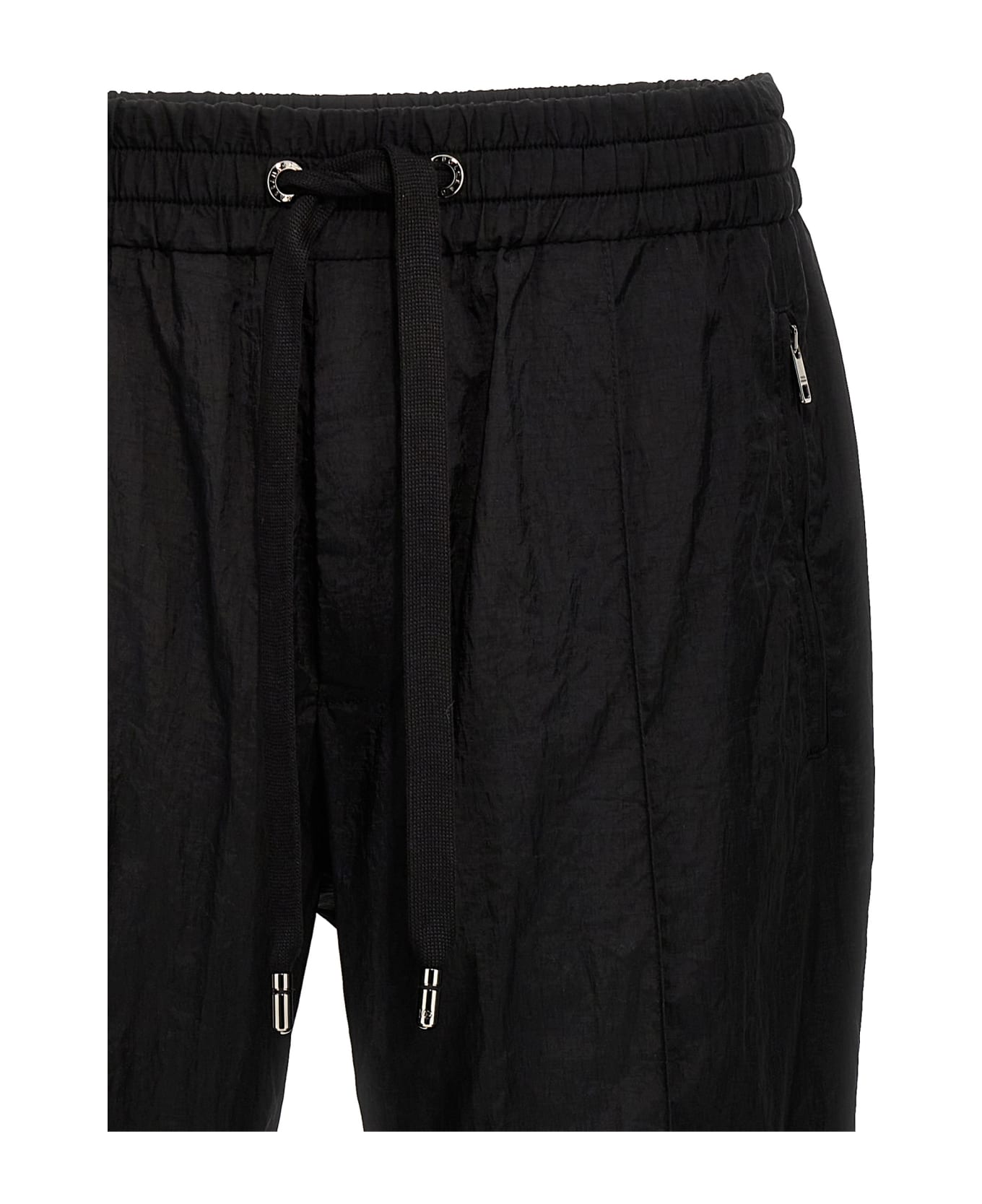 Dolce & Gabbana Nylon Track Pants - Black ボトムス