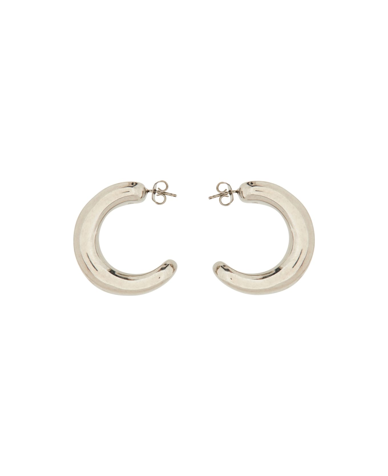 Jean Paul Gaultier Logo Earrings - SILVER