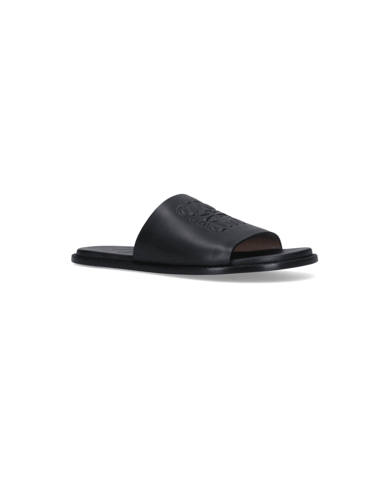 Loewe 
anagram Flex
 Slide Sandals - Black
