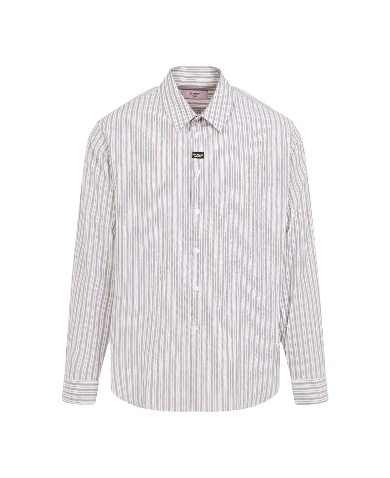 Martine Rose Martin Rose Classic Shirt - Redwht Red White シャツ