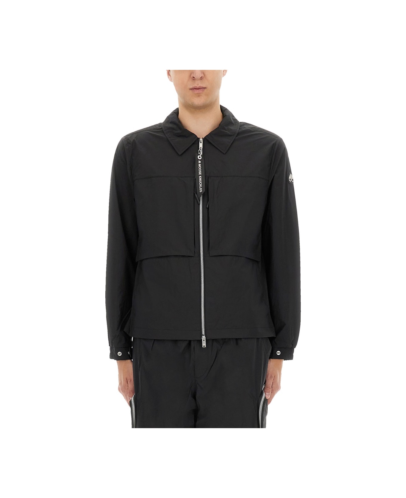 Moose Knuckles Waverly Shirt Jacket - BLACK