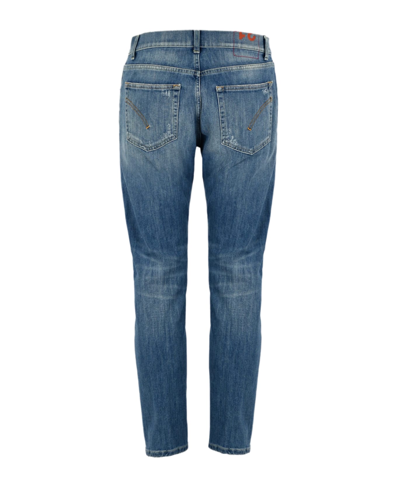 Dondup Dian Jeans In Carrot Fit Cotton - Denim