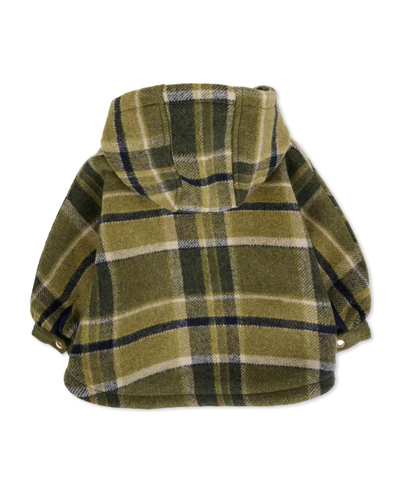Chloé Green Cape For Baby Girl With Logo - Green