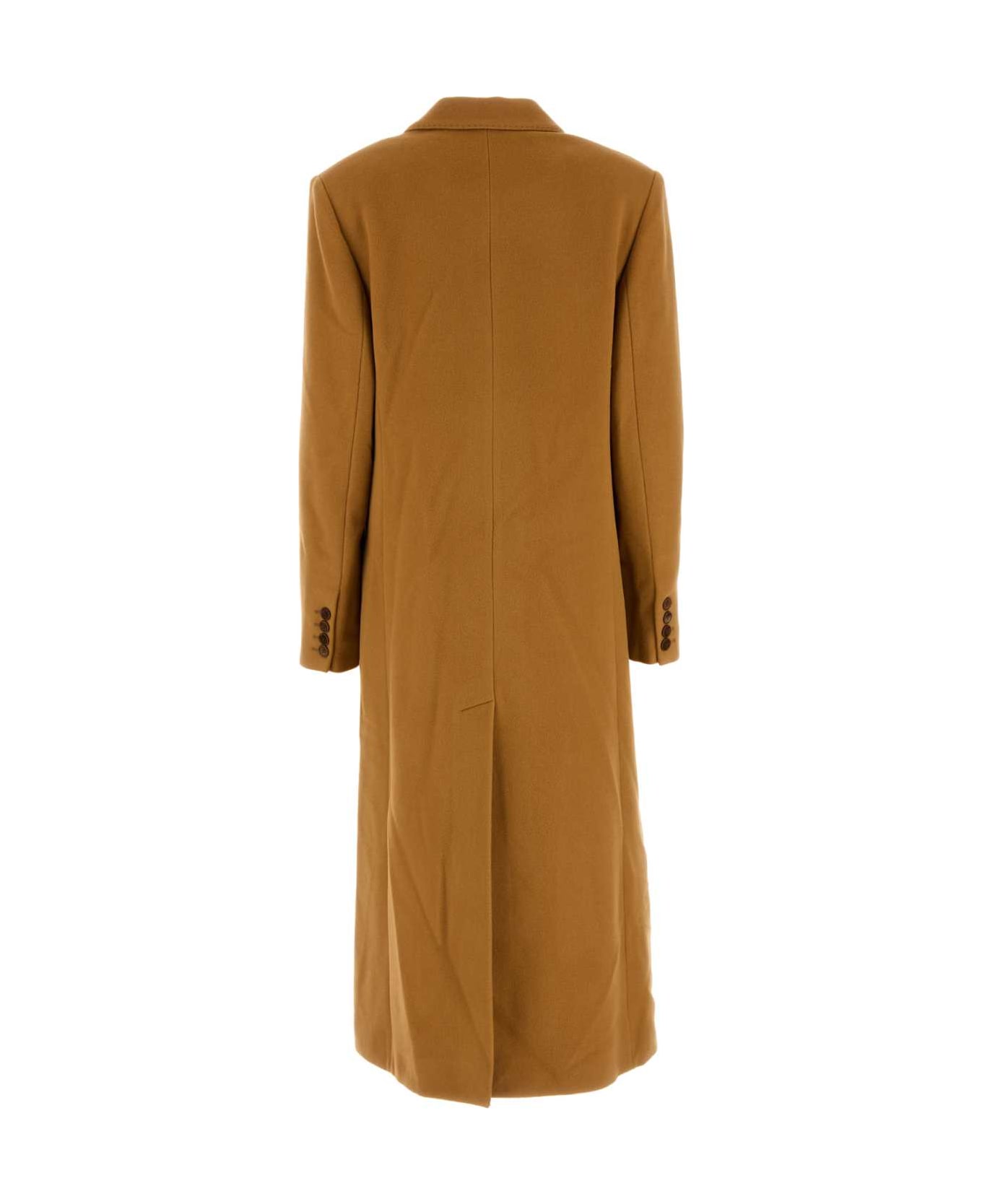 Isabel Marant Copper Wool Blend Ellenita Coat - CAMEL