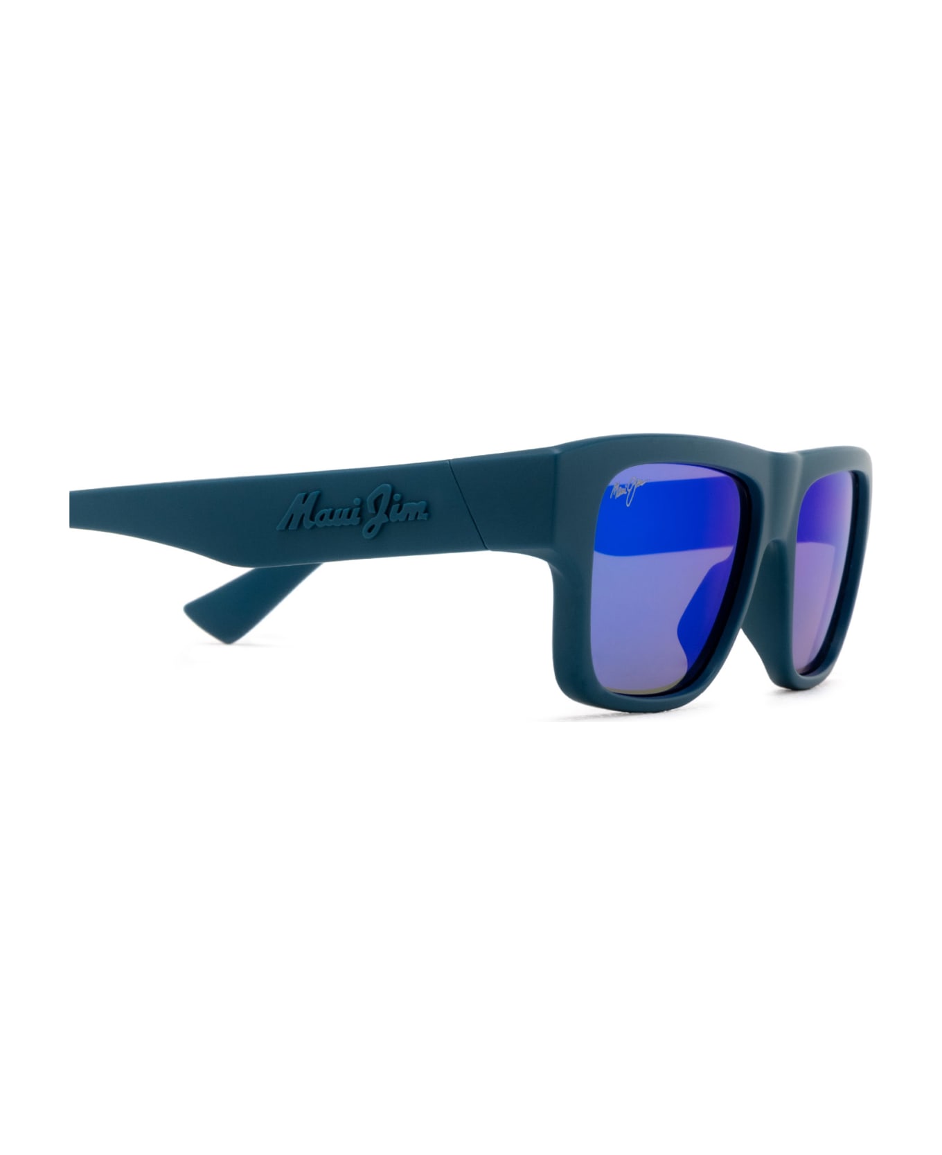 Maui Jim Mj638 Matte Petrol Blue Sunglasses - Matte Petrol Blue サングラス