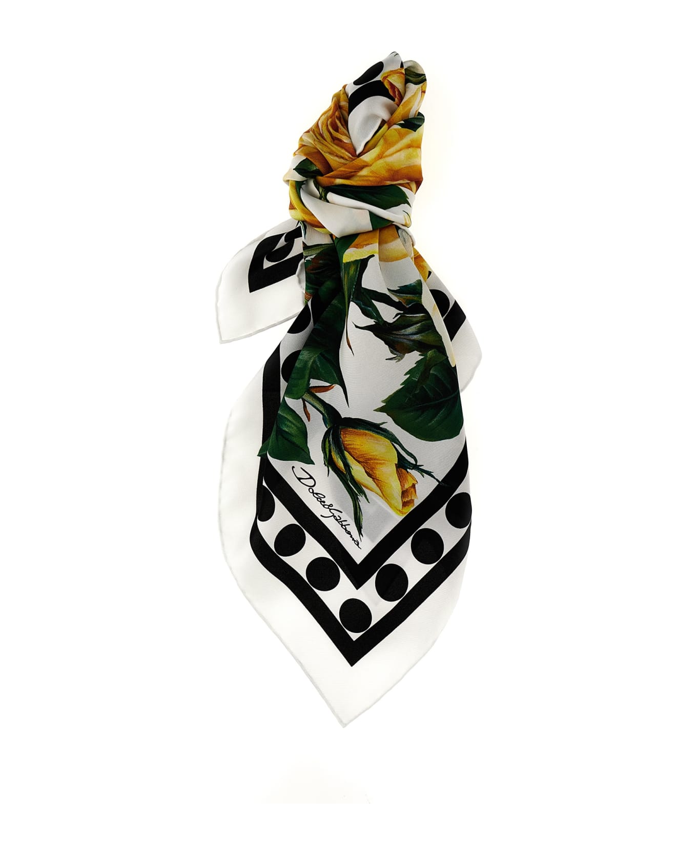 Dolce & Gabbana 'rose Gialle' Scarf - Multicolor スカーフ＆ストール