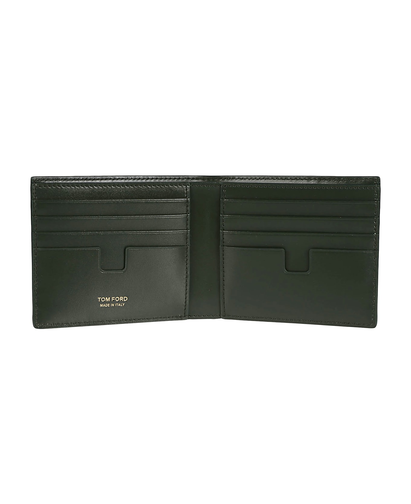 Tom Ford Printed Alligator Classic Bifold Wallet - Rifle Green
