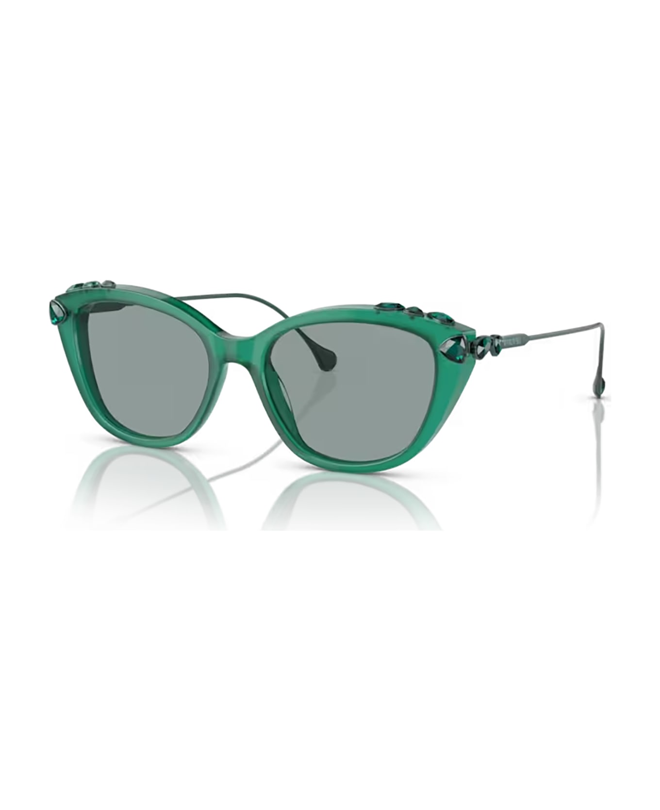 Swarovski Sk6010 Opal Green Sunglasses - Opal Green