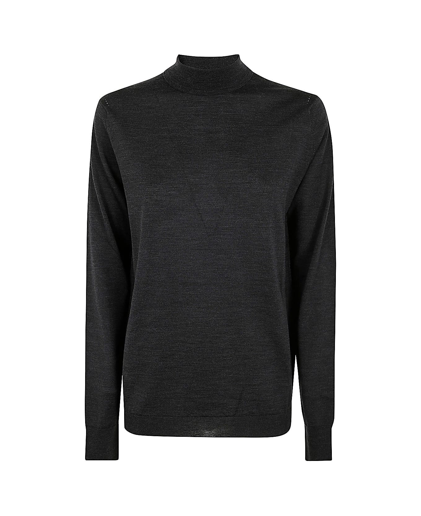 Maison Margiela Long-sleeved Crewneck Jumper - Grey