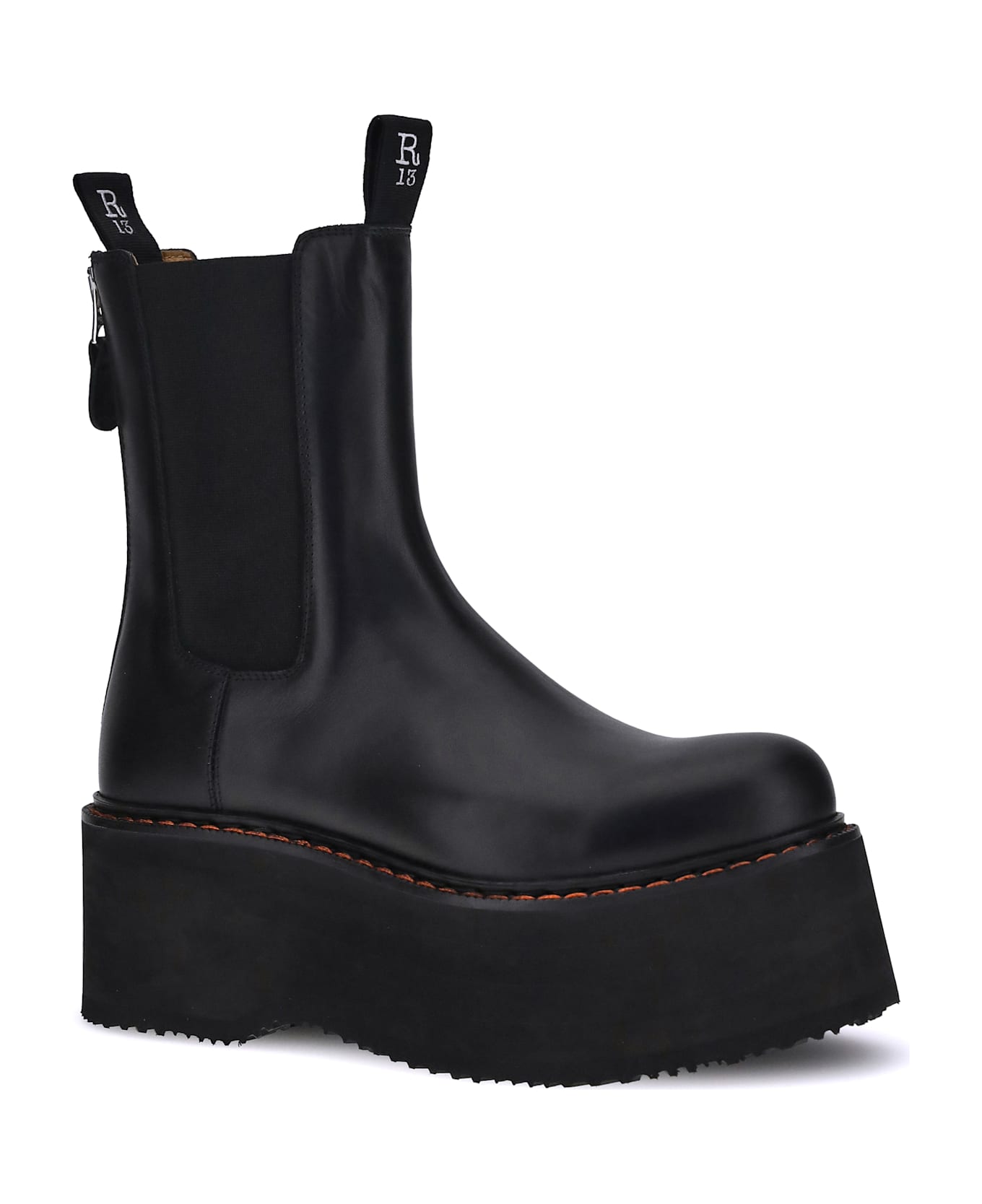 R13 Platform Chelsea Ankle Boot