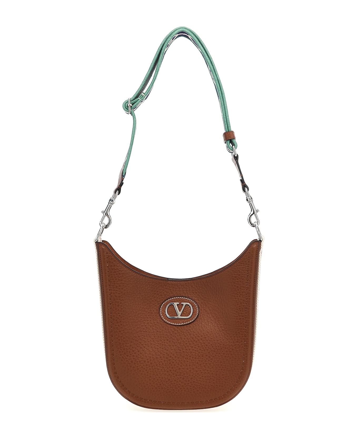 Valentino Garavani 'antibes' Medium Shoulder Bag - Brown