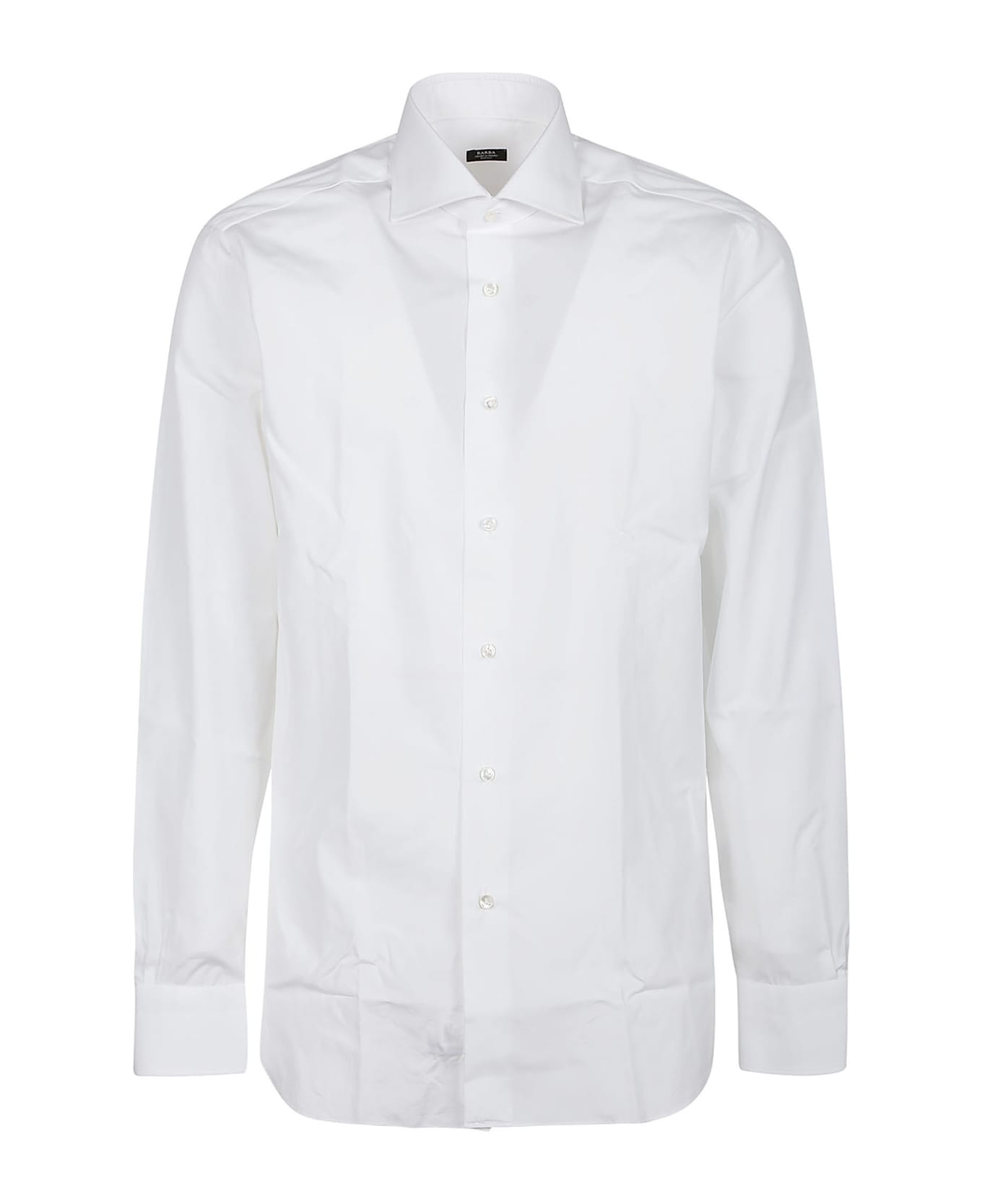 Barba Napoli Neck Shirt - Bianco シャツ