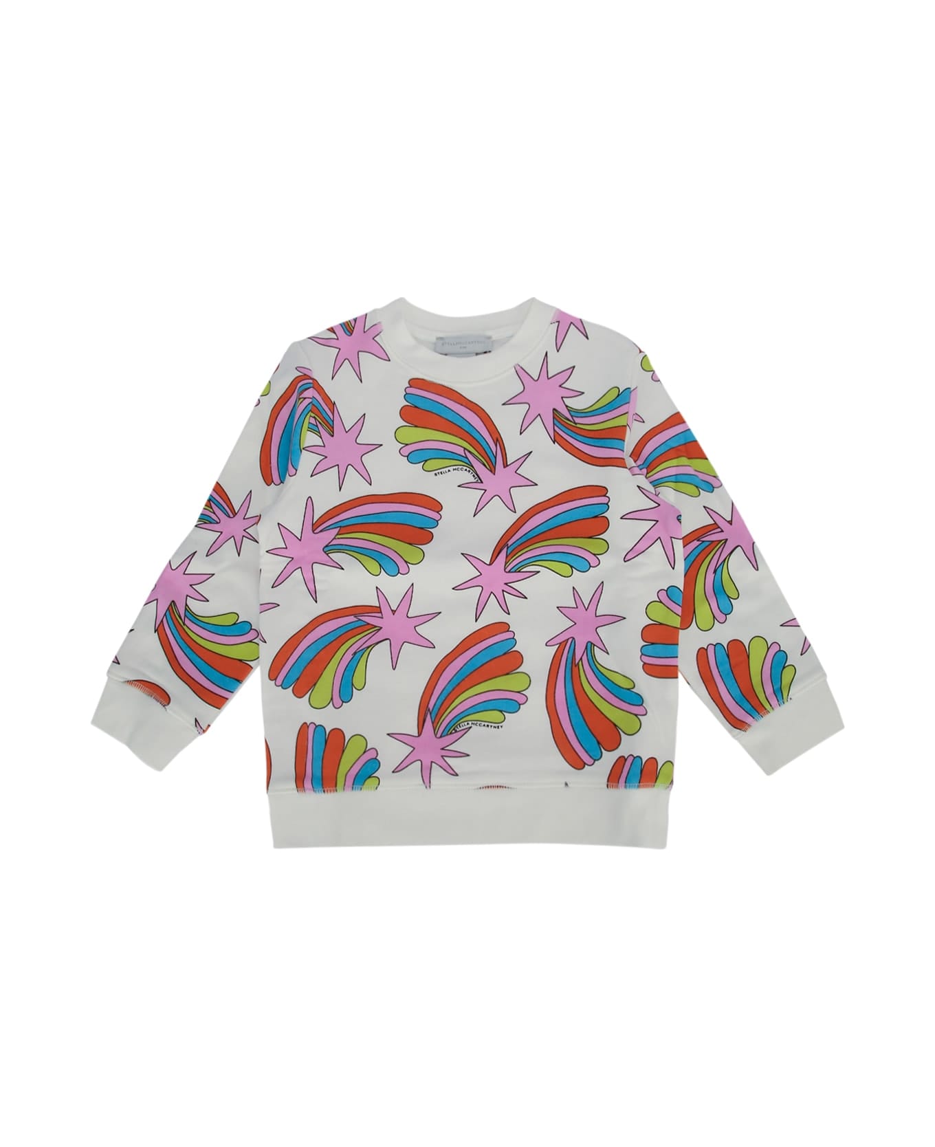 Stella McCartney Kids Sweatshirt - IVORYCOLOURFUL ニットウェア＆スウェットシャツ