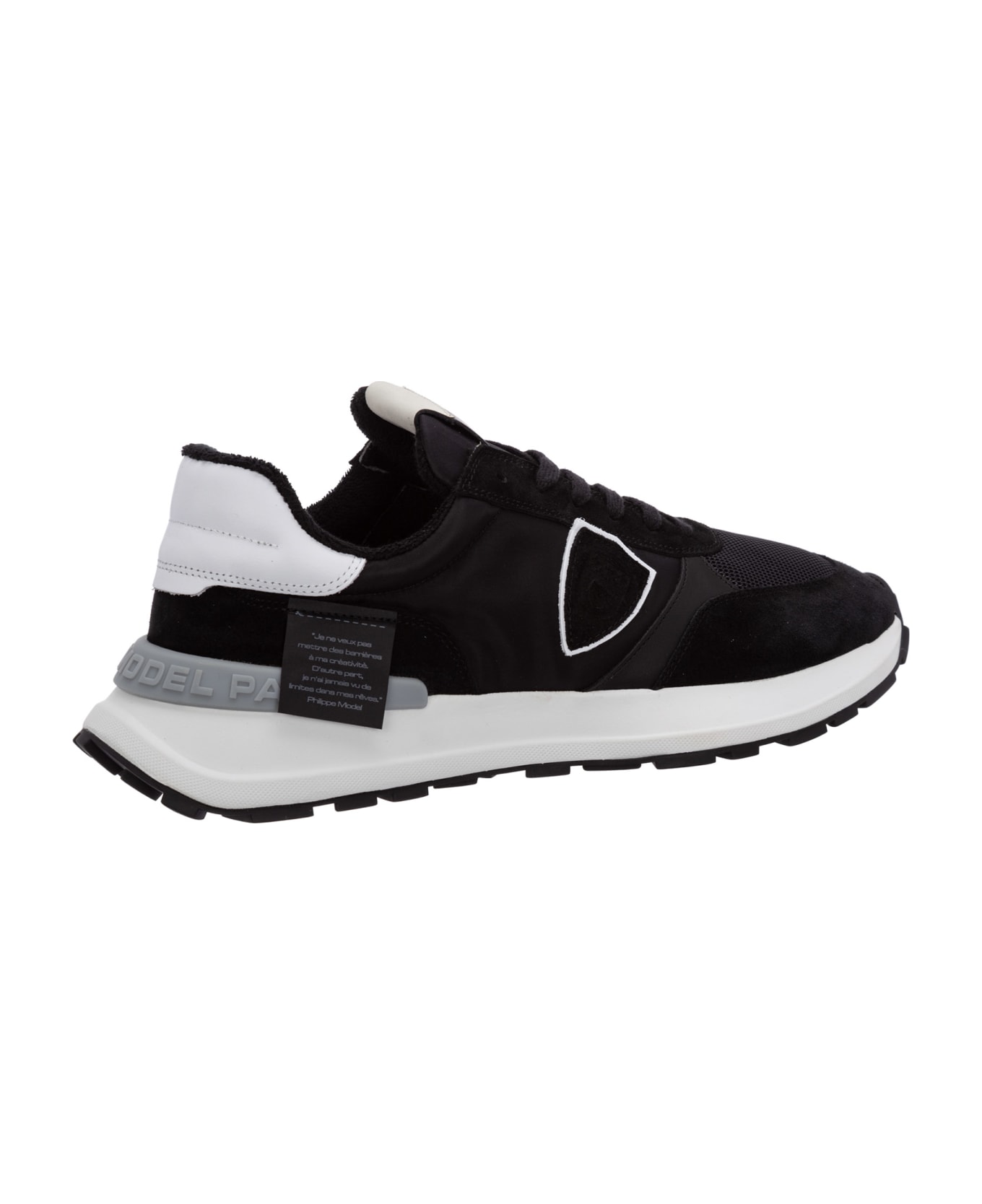 Philippe Model Antibes Leather Sneakers - Noir