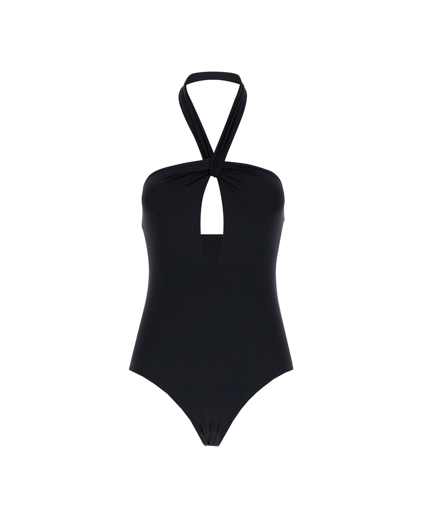 Federica Tosi Black One-piece Swimsuit In Polyamide Woman - Black 水着