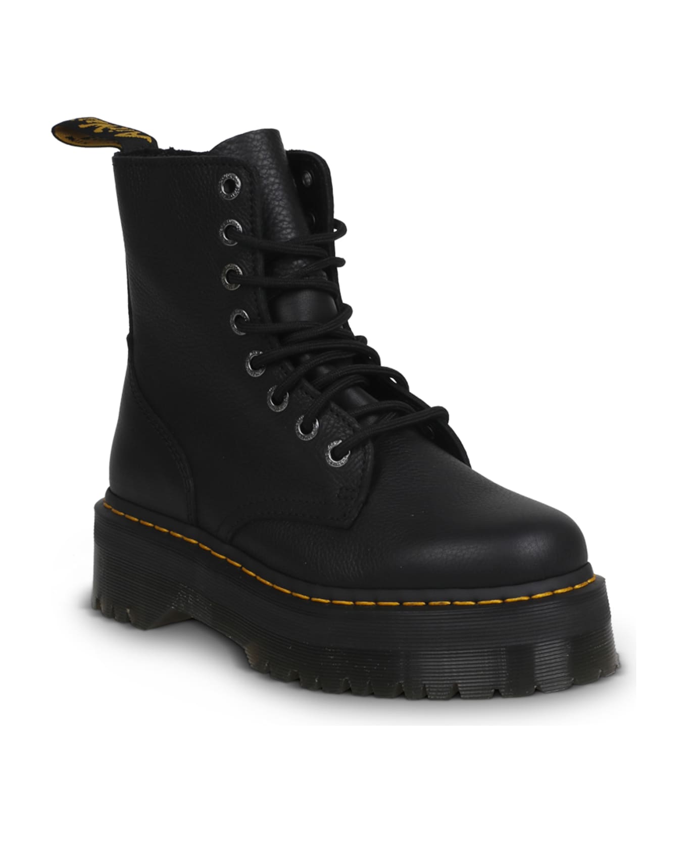 Dr. Martens Jadon Iii Pisa-leather Platform Boots - Black