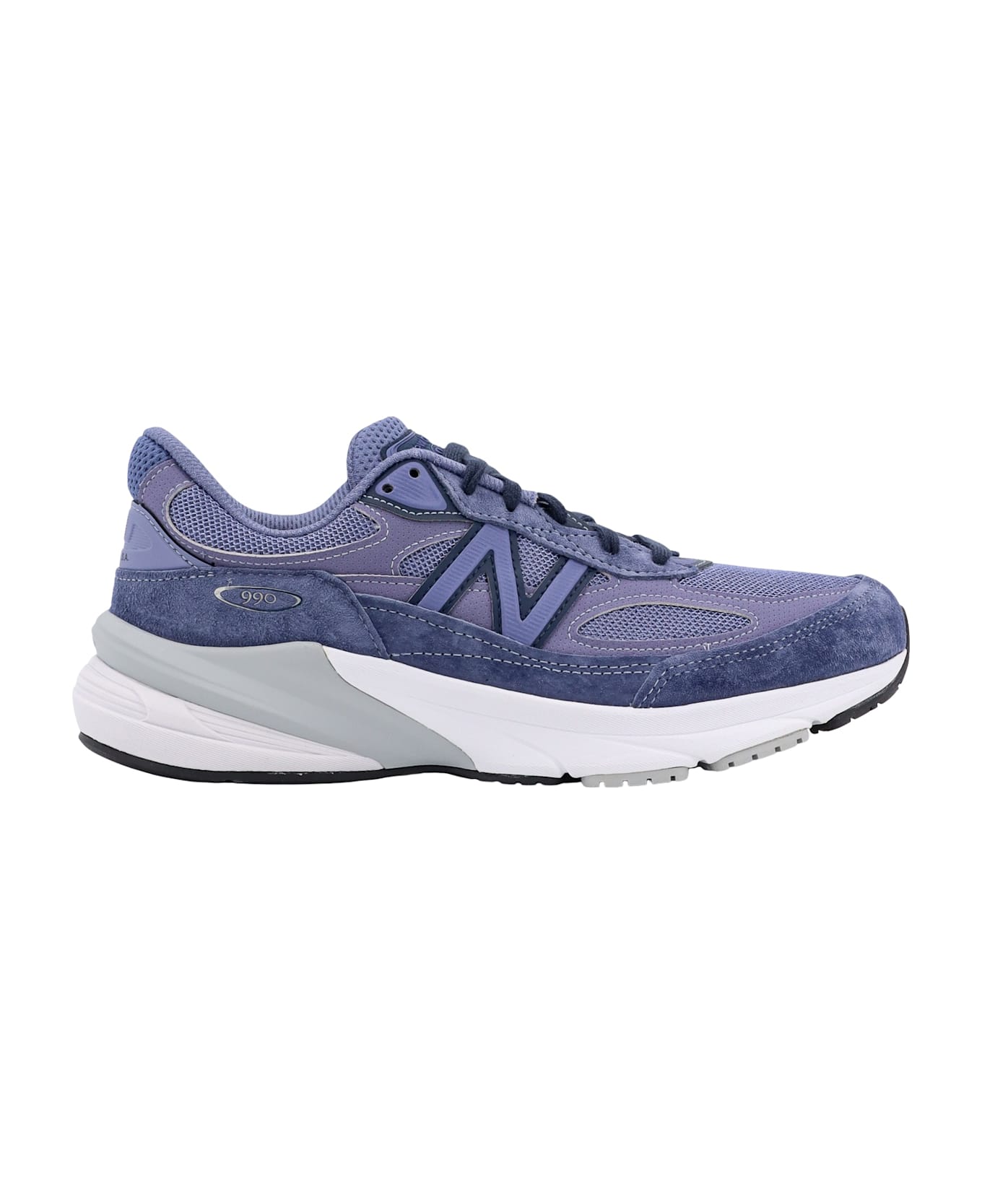 New Balance Suede And Nylon Sneakers - Purple