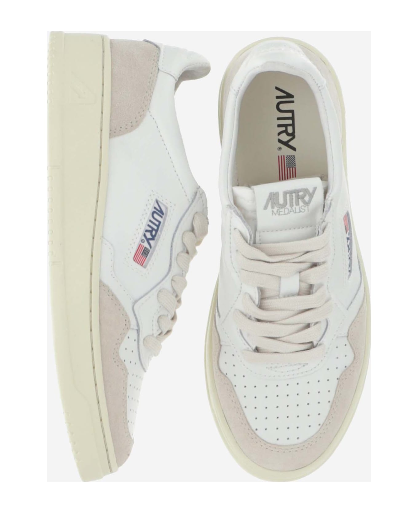 Autry Low Medalist Sneakers - White