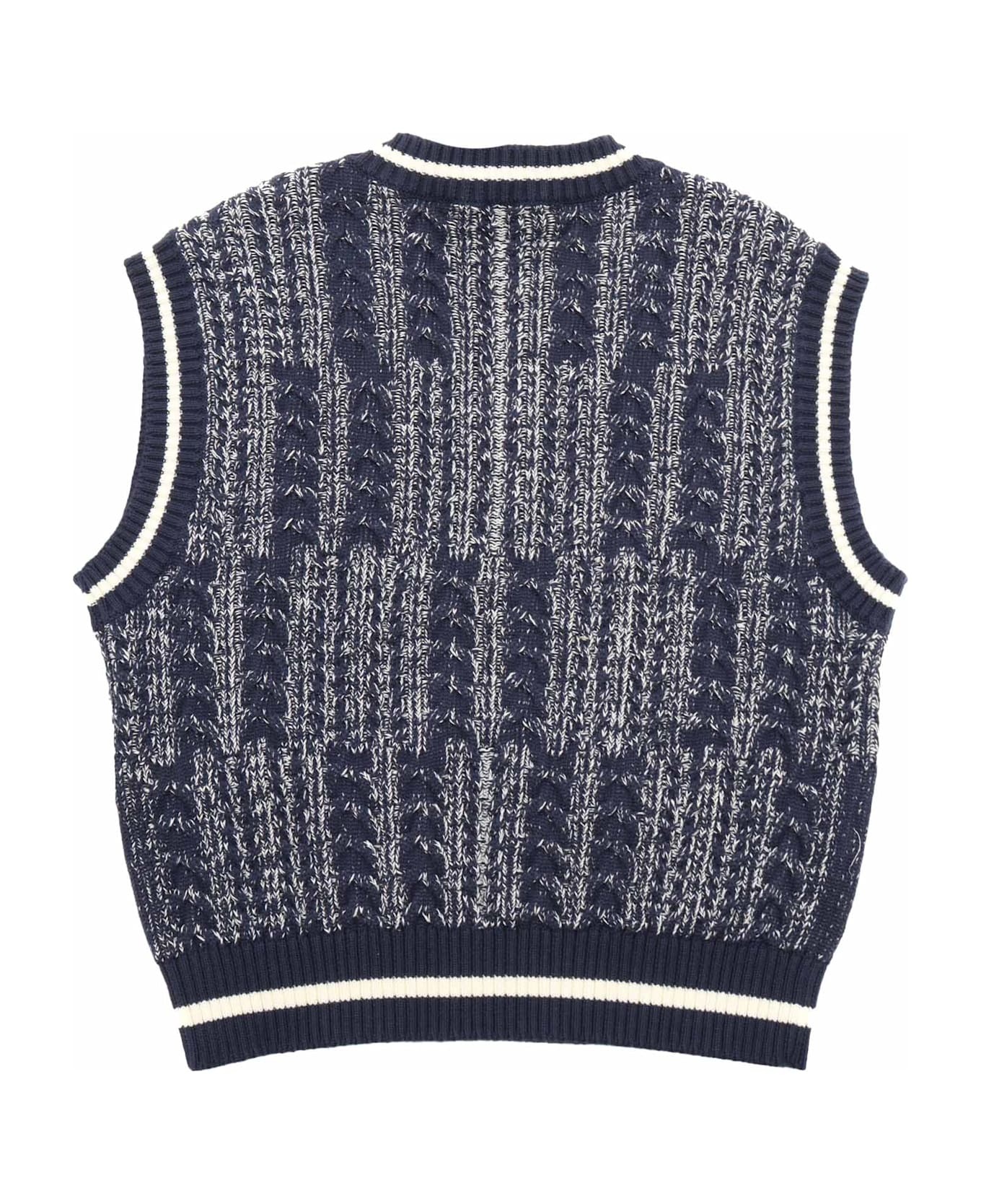 Emporio Armani Vest - Sweater - BLUE