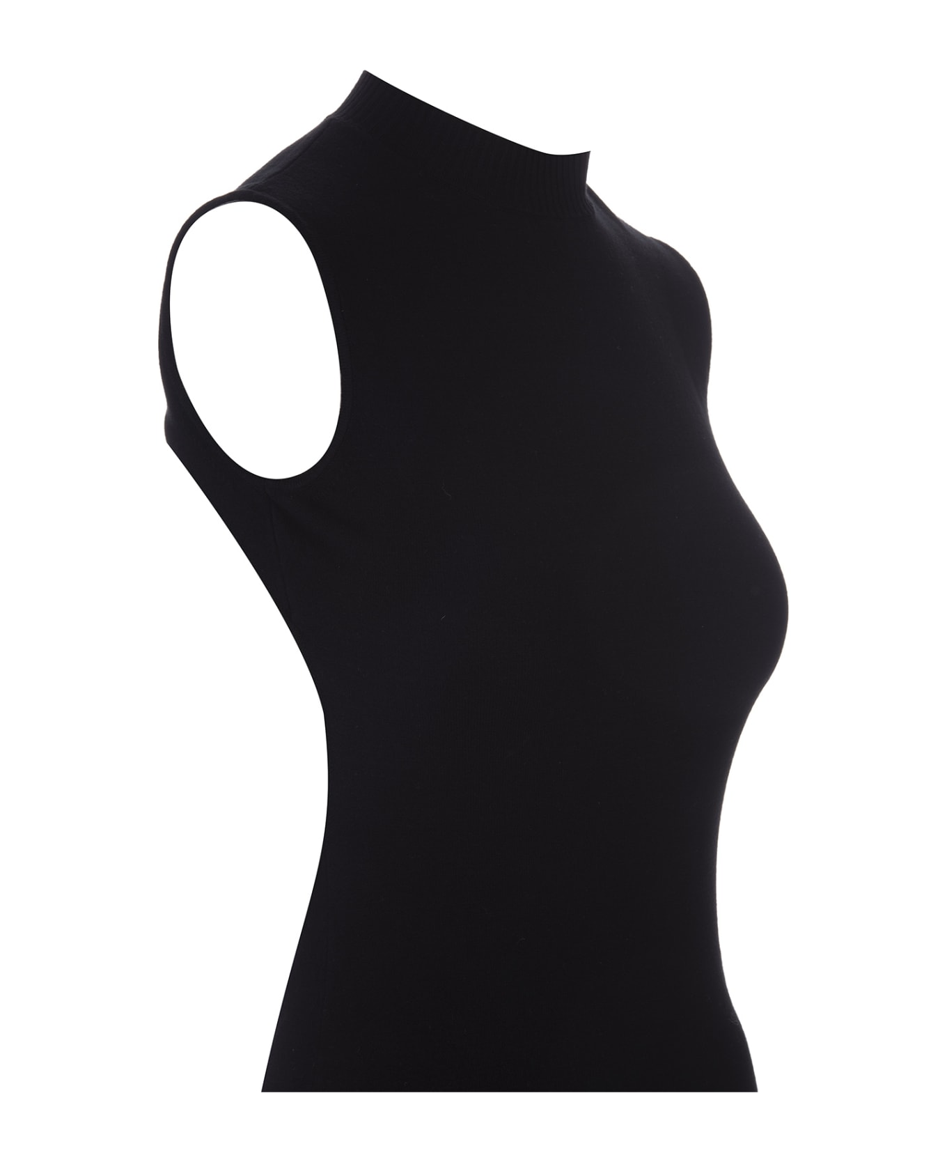 SportMax Black Calcio Dress - Nero ワンピース＆ドレス