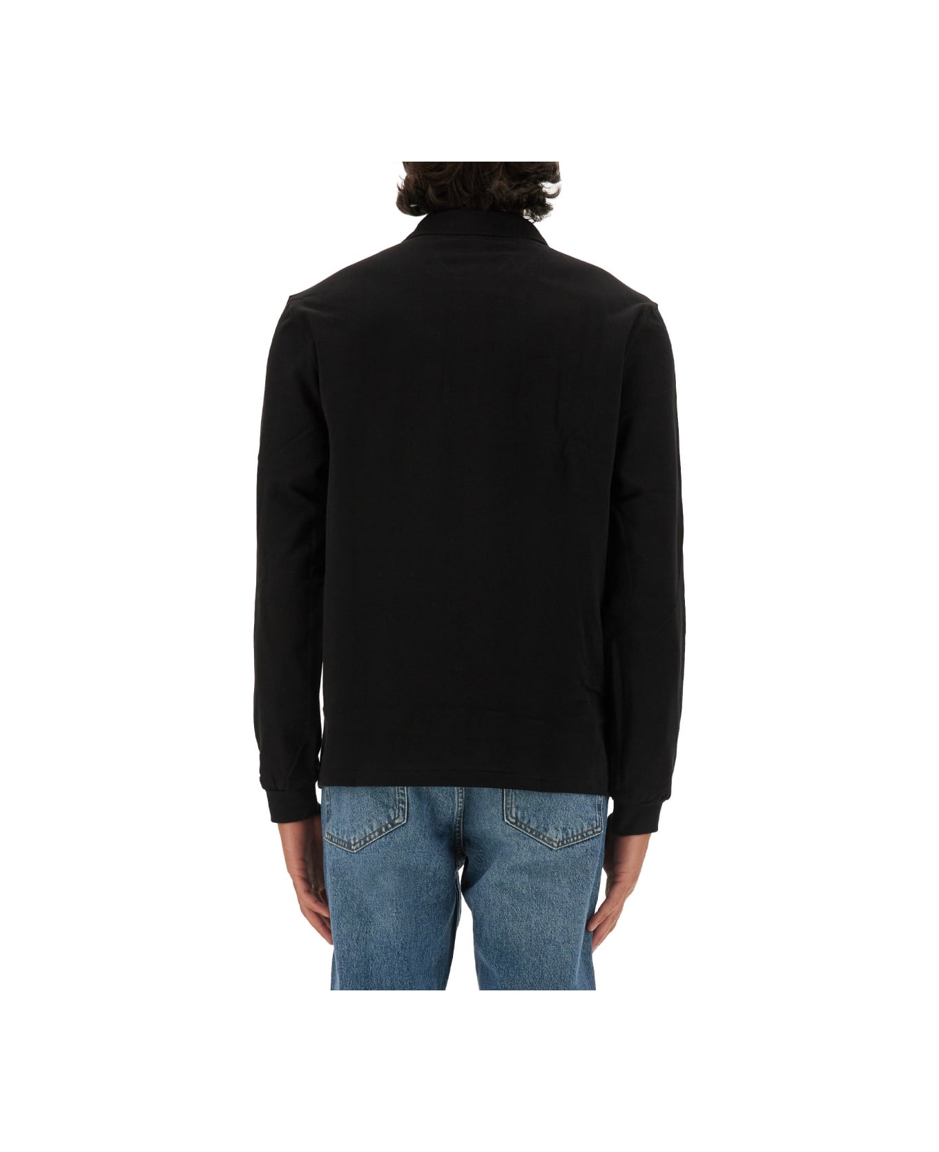 Lacoste Polo With Logo - BLACK